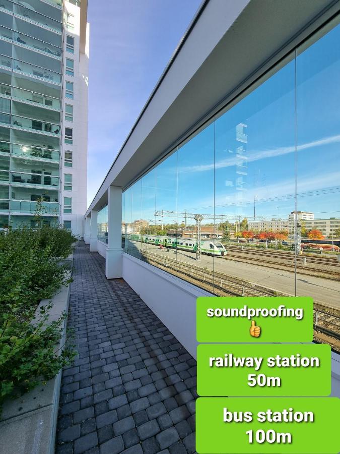 City Center 1R Studio With Perfect View, Parking Oulu Zewnętrze zdjęcie